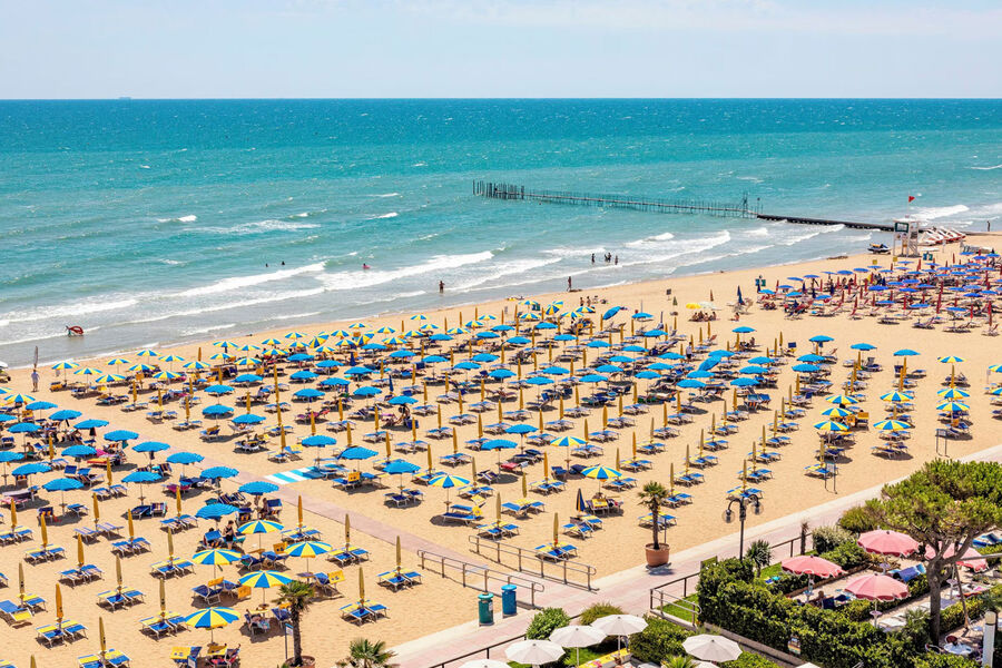 La plage du Lido di Jesolo